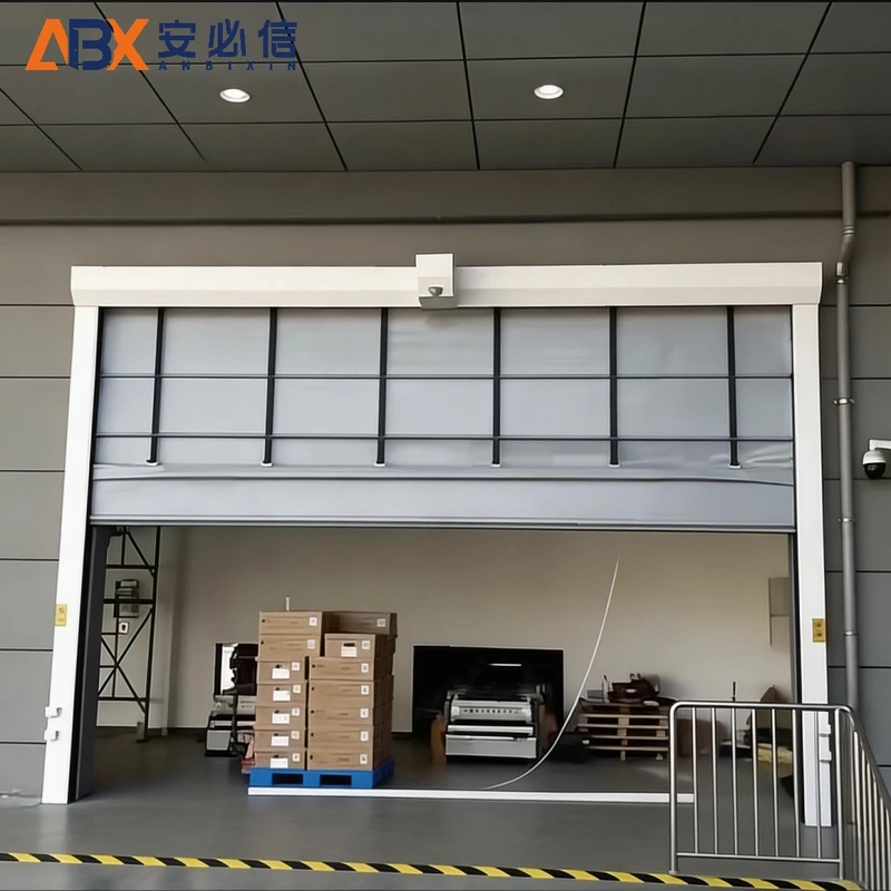 石家庄市软帘堆积门